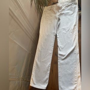 Michael Kors White straight leg jeans